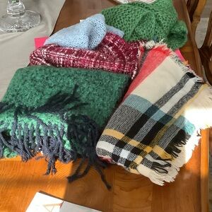 Five scarves